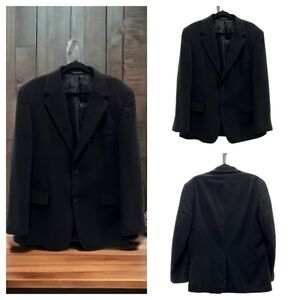 Club Room Macy’s Men’s Black Sports Coat Ultraluxe size 42R Black